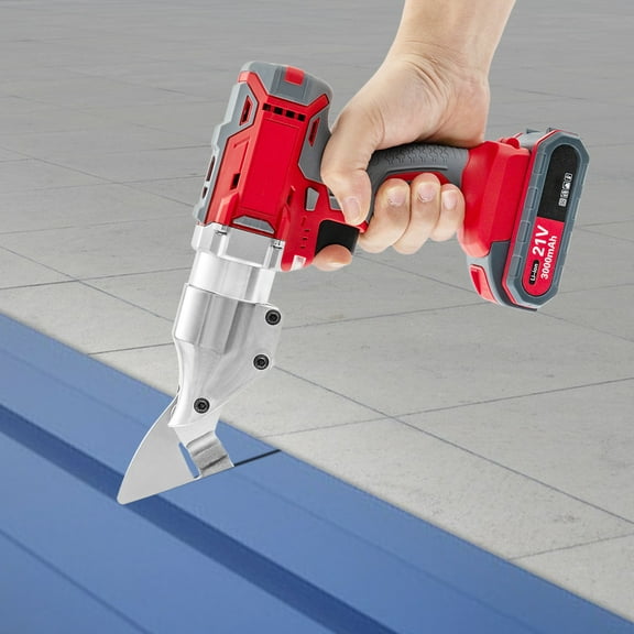 High-Quality Metal Cutter with  Vanadium Steel, Two-Speed Adjustment, LED Lights, and Long Battery Life for Smooth Shearing