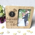 thumbnail image 4 of Marco de fotos de madera Montaje en pared Regalo de compromiso Retro Decoración linda Día de la boda Cuenta regresiva Grandes regalos Recuerdo Bodas Planificador Inevent HA011541-00, 4 of 7