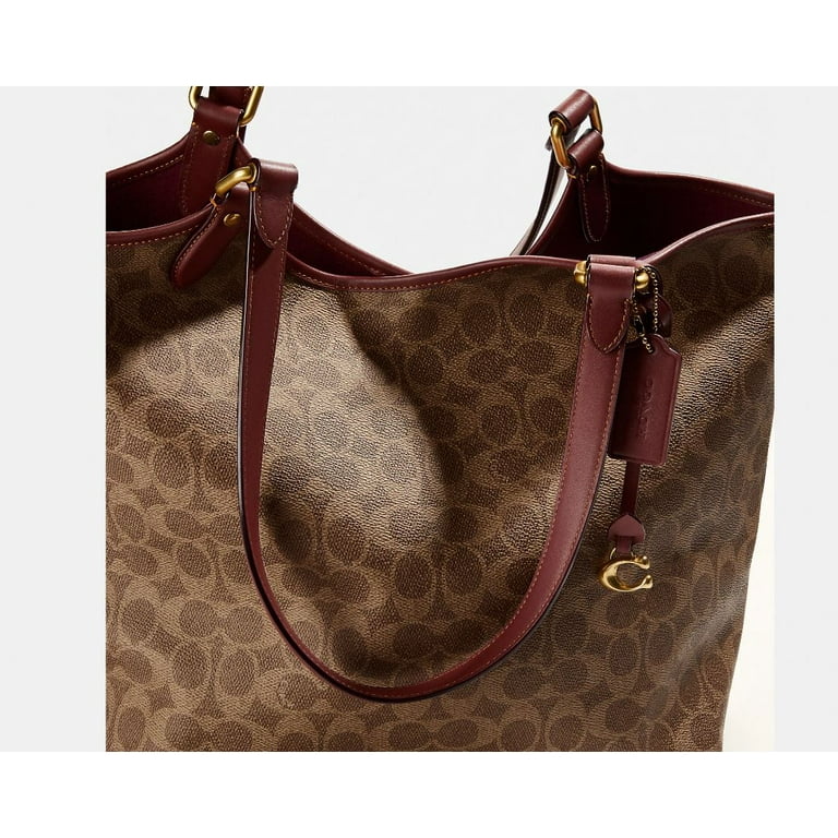 Shop COACH Signature Coated Canvas Day Tote