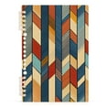 thumbnail image 7 of FORMRS 1-Subject Spiral Notebook 8" x 5" College Ruled 60 Refillable Sheet A5 Hard Cover, Beige Geometric, 7 of 7