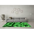 thumbnail image 3 of Ahgly Company Indoor Square Abstract Green Modern Area Rugs, 8' Square, 3 of 4