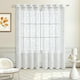 thumbnail image 1 of Cortinas Semitransparentes para Dormitorio, Largas, Verticales, con Ojales, para Ventana, con Luz para Sala de Estar., 1 of 6