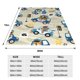 thumbnail image 3 of Balery Animals Driving Police Car Manta de Felpa Suave y Acogedora – Cobija de Franela Aterciopelada para Cama, Lavable y Cálida para Sofá, Mascotas, Transpirable-40"x30", 3 of 7