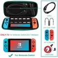 thumbnail image 3 of Étui de Transport pour Nintendo Switch, Coque de Transport Rigide pour Console Leaf Crossing NS, 3 of 4