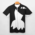 thumbnail image 3 of Wilma Flintstones Men Zipper T-shirt Summer Casual Short Sleeve T-shirt Top, 3 of 7