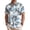 Tie-dye and Peace Bird 1, variant on Cross Hawaiian Shirts for Men Tie Dye Peace Pigeon Trendy Button Down Short Sleeve Cross Shirts for Leisure