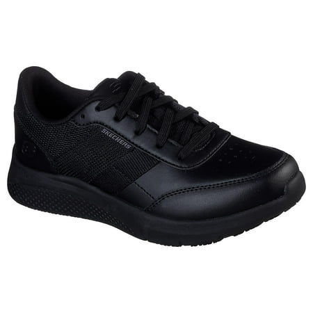 

Skechers Work Women s Elloree - Bluffton Slip Resistant Lace Up Athletic Work Shoes