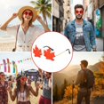 thumbnail image 6 of Hzzsbu Maple Leaf Shape Sunglasses, Rimless Sunglasses for Women Men, Funny Irregular Sun Glasses UV Protection Retro Frameless Funky Eyewear Party Glasses, 6 of 7