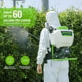 thumbnail image 2 of Greenworks 24V Backpack Sprayer 4 Gallon,Backpack Sprayer for Weeding, Spraying, Cleaning,Tool Only, Battery and Charger Not Included, 2 of 9
