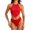 RD1, variant on Sun-Ready -Piece Swimsuit Twin Set With Built-In Shelf Bra and High-Waisted Bottom for Beach and Resort Days, Black, S