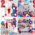 thumbnail image 4 of MMTX Red White Blue Balloon Garland Kit, 4th of July Independence Patriotic Decorationss for Birthday Graduation Superhero Spiderman Captain American Themed Party, 4 of 9