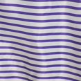 thumbnail image 2 of Efavormart 60x126" WHITE / PURPLE Striped Wholesale SATIN Banquet Table Linens Wedding Party Restaurant Tablecloth, 2 of 6