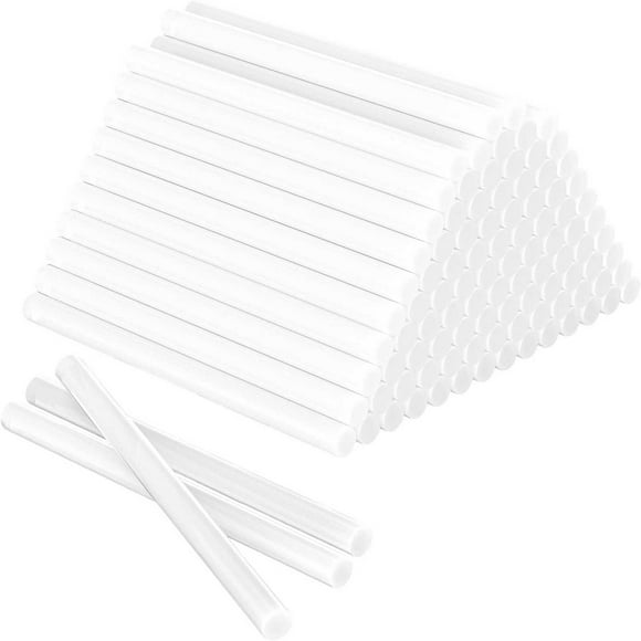 Binwennn 100PCS Of Colla A Caldo 7mm Hot Rubber Strips Transparent Hot Glue Stick For Hot Glue Tool Stecche Di Silicone Per Pistola A Caldo 3ML Super Strong Rope E 60000 Craft Glue