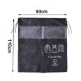 thumbnail image 5 of Funda protectora negra transpirable para ropa, 90 x 110 cm, con cinta mágica, 5 of 5