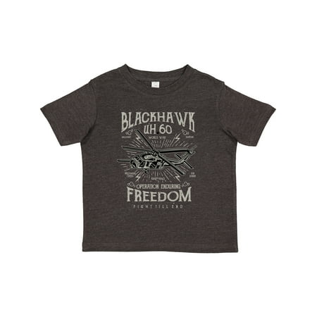 

Inktastic Black Hawk Military Gift Toddler Boy or Toddler Girl T-Shirt