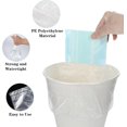 thumbnail image 3 of 1000 Pcs Sanitary Napkin Disposal Bags, 3 Gallon Trash Can Liners, Feminine Hygiene Wastebasket Liners, Small Clear Unscented Trash Bags for Bathroom, Office, Kitchen, 15.75 X 15.75 Inch,10 Roll, 3 of 4