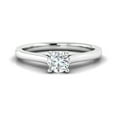 thumbnail image 5 of Pristine Fire 14k White Gold and 1/4 Carat Lab Grown Diamond Solitaire Engagement Ring for Women (DE Color VVS1 Clarity), 5 of 5