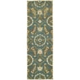 thumbnail image 2 of Tommy Bahama Valencia Area Rug 57702 Blue Circles Paisley, 2 of 2