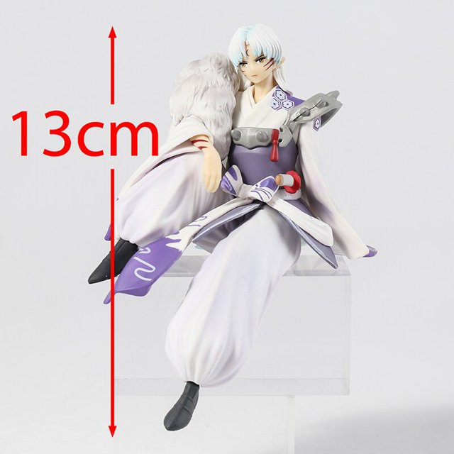 Figura de PVC de Inuyasha Sesshoumaru, modelo de figurita de Anime, muñeco de juguete para regalo Gao Jinjia LED
