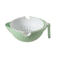 thumbnail image 2 of Cesta para lavar verduras Macarena colador de alimentos 2 capas verde, 2 of 8