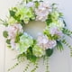 thumbnail image 5 of Corona de Flores Bordadas con Decoración Navideña y Colgante de Flores Falsas, 5 of 7