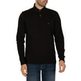 thumbnail image 2 of Tommy Hilfiger 1985 Regular Longsleeved Polo Shirt, Black, 2 of 5