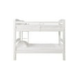 thumbnail image 6 of Bowery Hill Solid Pine White Bunk Bed Twin Over Twin Built-in Ladder Detachable 80.5" x 43.5" x 67.5" Assembly Required, 6 of 10