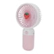 thumbnail image 4 of Ventilador de mano con apariencia de fresa de dibujos animados, ventilador portátil recargable con carga USB, portátil con cordón para viajes, 4 of 12