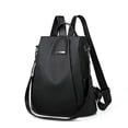 thumbnail image 1 of Mochila impermeable antirrobo para mujer, bolso escolar ligero Oxford, bolso de hombro de viaje, novedad de 2023A-Black Fivean unisex, 1 of 2