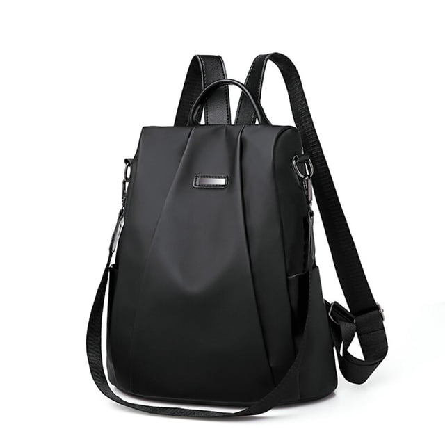Mochila impermeable antirrobo para mujer, bolso escolar ligero Oxford, bolso de hombro de viaje, novedad de 2023A-Black Fivean unisex