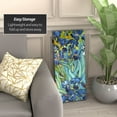 thumbnail image 3 of Red Lantern 3 ft. Short Double Sided Works of Van Gogh Canvas Folding Screen - Irises/Starry Night Over Rhone, 3 of 7