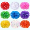 thumbnail image 4 of 2 PCS Cheerleading Pom Poms with Baton Handle for Team Spirit Sports Dance Cheering  Adults, 4 of 4