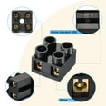 thumbnail image 4 of Unique Bargains Terminal Block 500V 10A Dual Row 2 Positions Screw Electric Barrier Strip 5Pack, 4 of 5