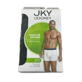 thumbnail image 2 of JKY by Jockey Men's Ready for Anything Cotton Stretch Boxer Briefs 2pk - (Black/Gray, Small), 2 of 2