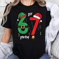 thumbnail image 1 of Playera Navideña 100% Algodón con Diseño Festivo de Números 6 y 7 para Mujer - Regalo Divertido, 1 of 7