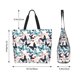 thumbnail image 5 of Fotbe Butterfly Bolsa Tote Estética de Lona con Estampado para Mujer - Bolsa Reutilizable de Hombro Casual para Vacaciones, Compras, Trabajo y Gimnasio, 5 of 8
