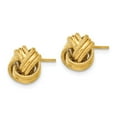 thumbnail image 2 of 14K Yellow Gold Earring Love Knots Women'S Diamond-Cut 8 mm 9, 2 of 3