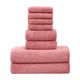 thumbnail image 2 of Juego De Toallas De Terciopelo, 8 Piezas, Toallas Cuadradas, Verde, Rojo, Negro, Gris Y Beige, Absorbentes Y De Secado Rápido Para Un Cuidado Suave Del Rostro Y El Cuerpo, Ideal Para Baño,, 2 of 6