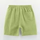 thumbnail image 3 of Odeerbi 2-13 Años Para Niños Niñas 2 Pcs Summer Cotton Linen Shorts Entrenamiento de Deportes Deportivos Atletismo Shorts Sólidos de Color Sólido, 3 of 8
