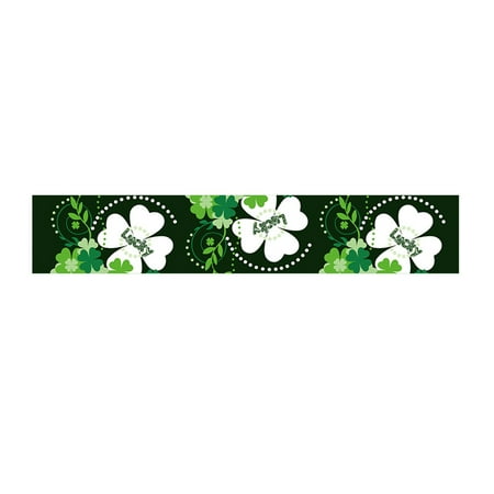 

WANGJIAOID St. Patrick s Day Tablecloth Festive Event Scene Set Decorative Table MATS Floral Birthday Decorations Spandex Tablecloths