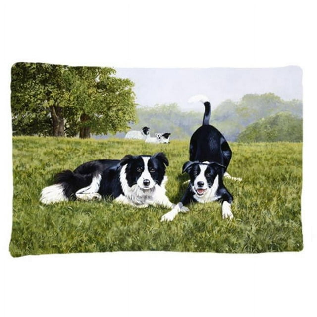 Carolines Treasures FRF0014PILLOWCASE Permet de Jouer avec le Tissu Border Collie