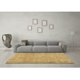 thumbnail image 3 of Ahgly Company Indoor Square Abstract Brown Contemporary Area Rugs, 4' Square, 3 of 4
