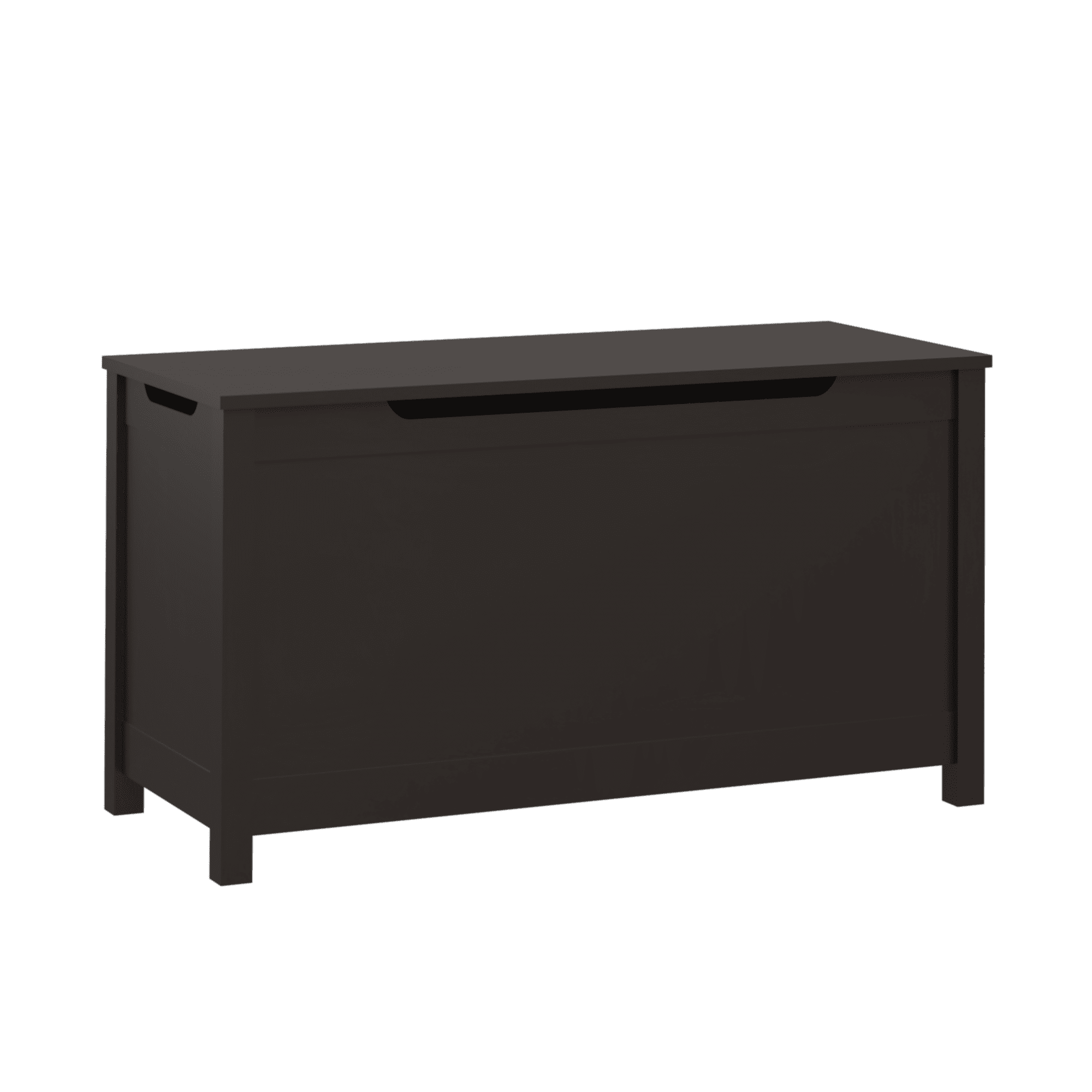 Hombay Wooden Toy Box, Storage Chest Trunk Bench with Safety Hinged Lid for Bedroom Entryway Living Room Kid Child Gift