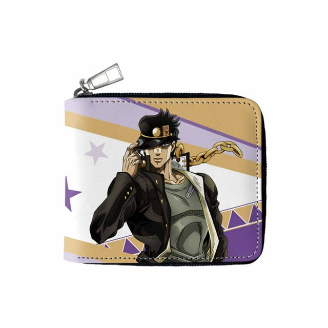 Cartera con personajes de anime JoJo's Bizarre Adventures