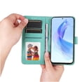 thumbnail image 5 of Funda tipo cartera GANGXUN para Honor X50i 5G , diseño girasol, cuero PU, soporte, cierre magnético, tarjetero, 5 of 5