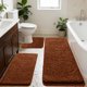 thumbnail image 4 of Alfombra de baño de espuma viscoelástica, alfombrilla antideslizante para baño, alfombrilla de ducha absorbente | Juego de alfombras de baño de suave terciopelo, 4 of 9