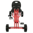 thumbnail image 4 of hauck Blizzard Ergonomic Pedal Ride On Go Kart Toy for Boys and Girls Ages 4 to 8, Red, 4 of 13