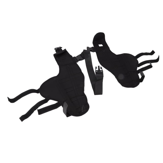 Dog Back Brace, Double Back Leg Support Protector Dog Leg Braces For Back Leg Dog Acl Brace Hind Leg Reflective Dog Leg Joint Wrap For Knee Dislocation, Black