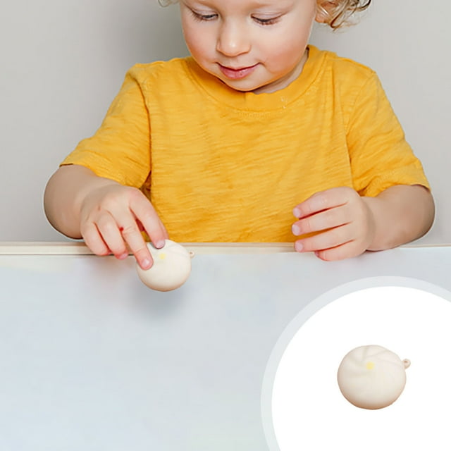 Decompression Bun Toy Imitation Of True And False Tool Small Silicone Stress Relieving Release Hand Pinching