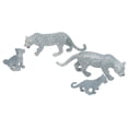thumbnail image 4 of Modelo de juguete de guepardo 4 piezas BuyWeekMX Modelo animal Juguetes Modelo de familia de guepardo, 4 of 9